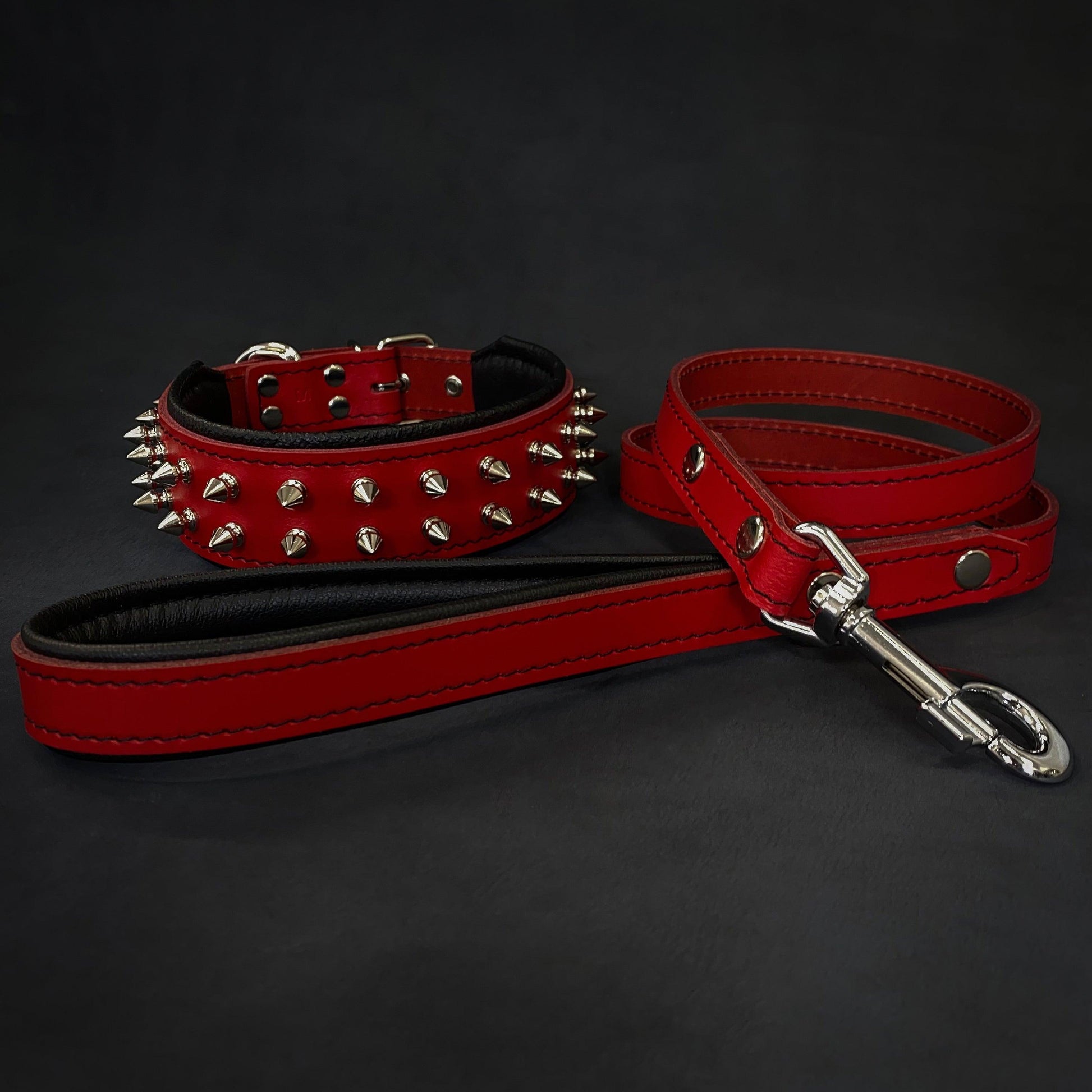 Red "Frenchie" collar-3