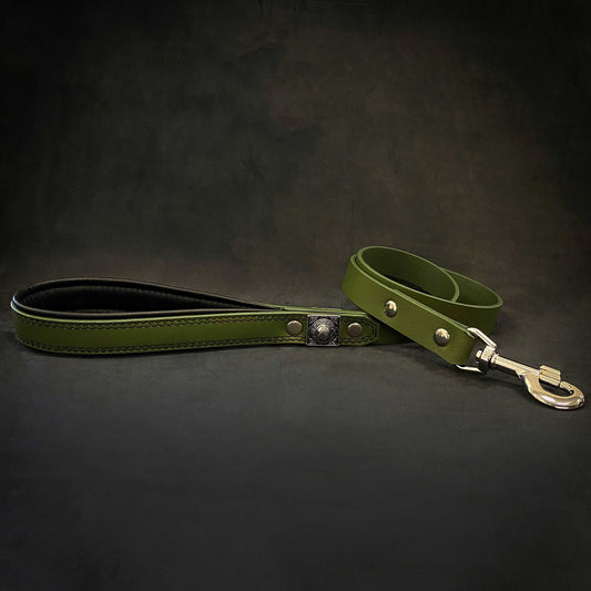 The "Eros" Green Leash 1 inch wide-0