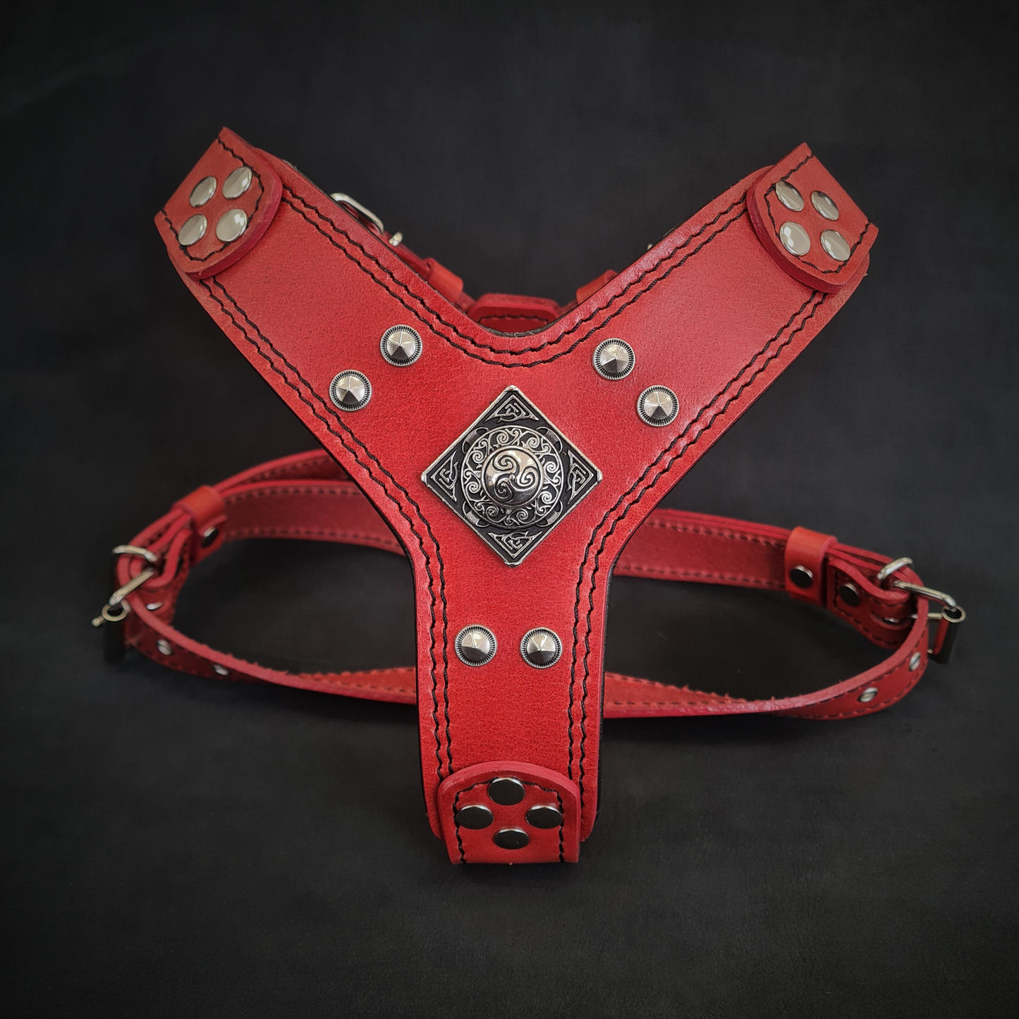 The ''Eros'' harness red Small to Medium Size-0