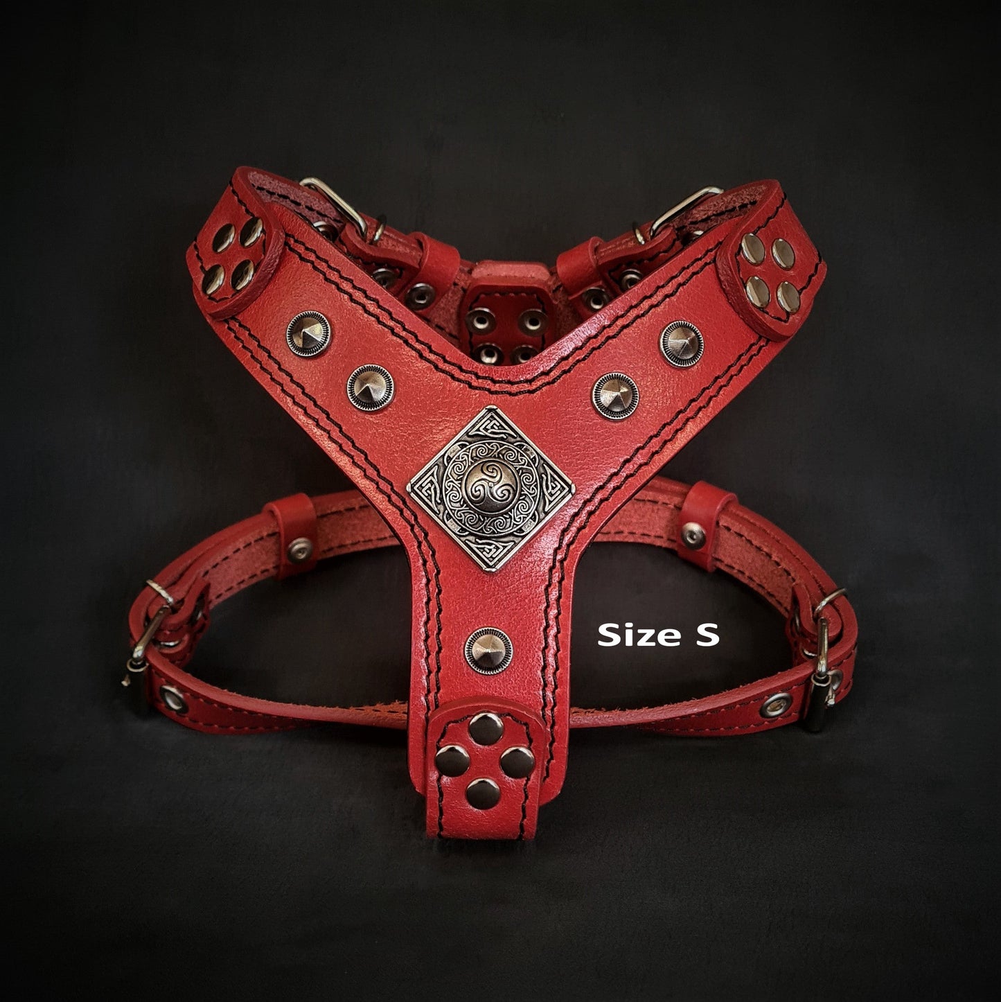 The ''Eros'' harness red Small to Medium Size-1