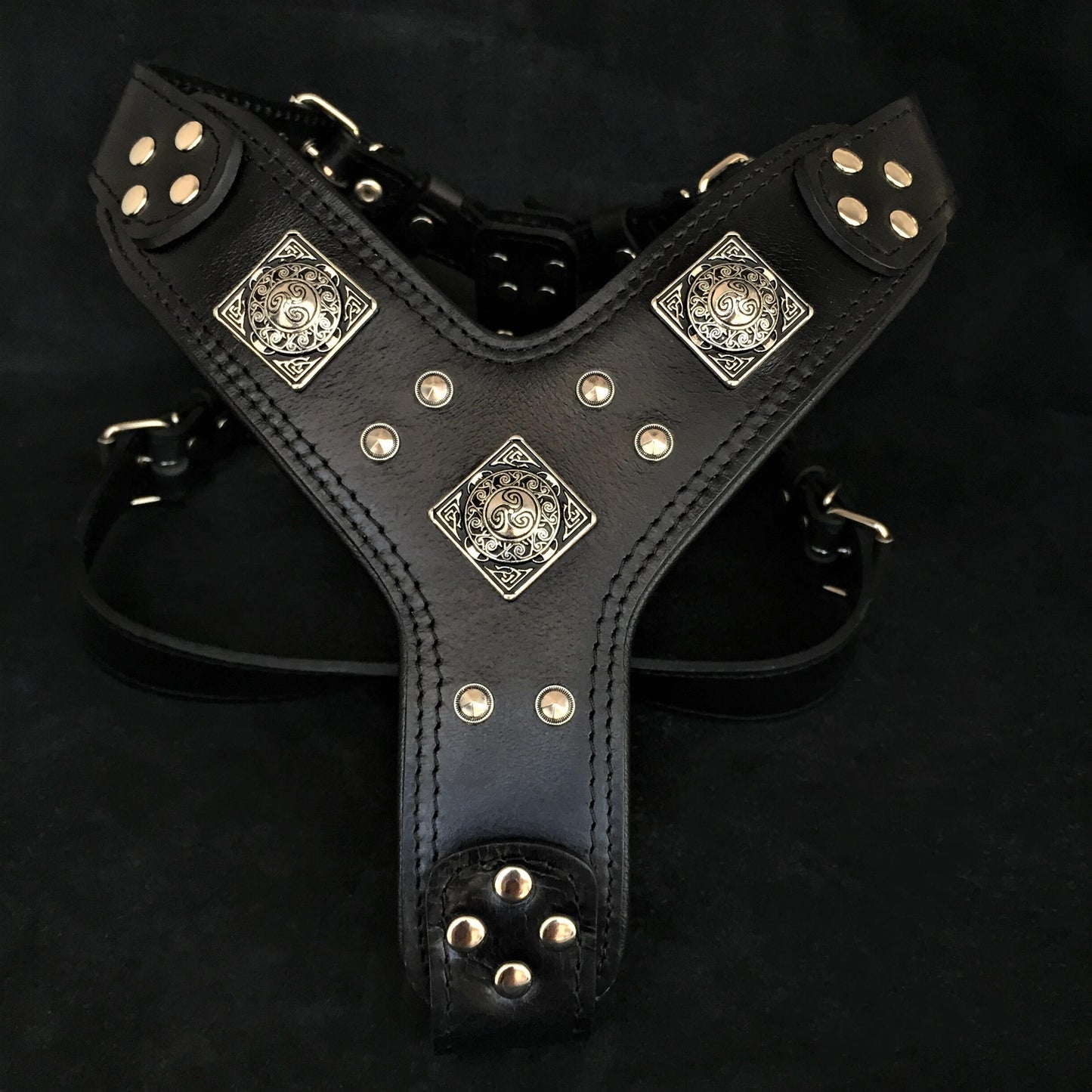 The "Eros" all Black Harness-0